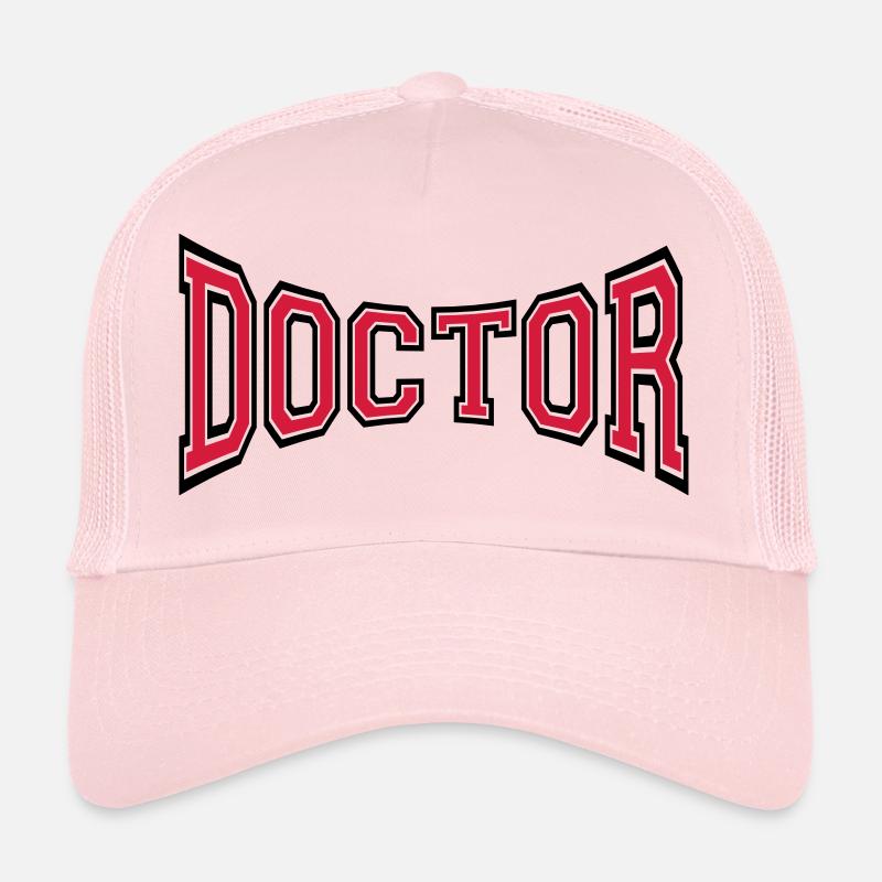 médecin de texte écoute pouls de battement de cœur kt trafiqué Casquette trucker 