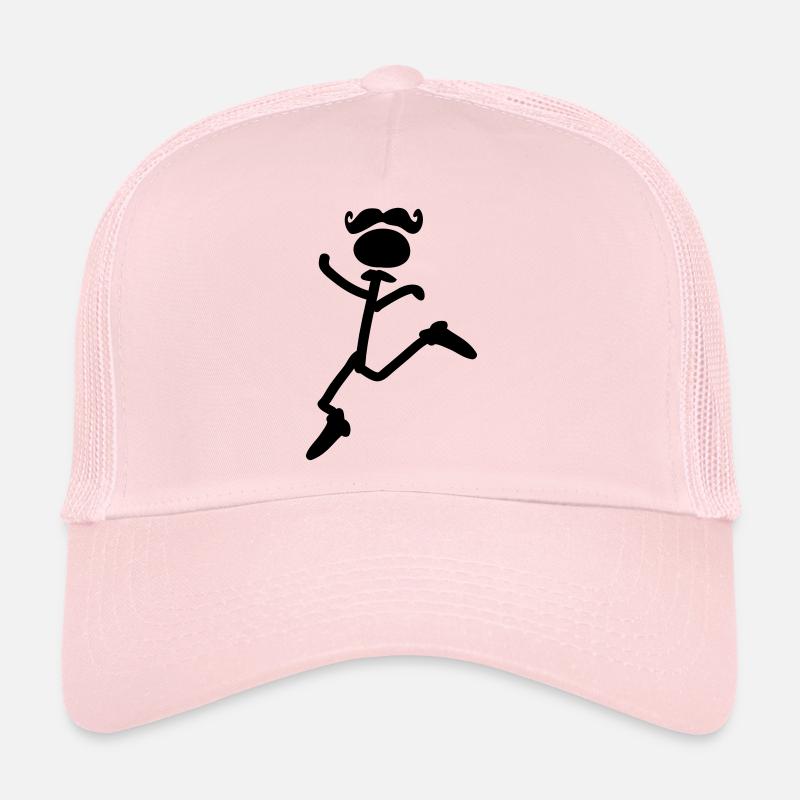 Lustige Haar Junge Tänzer Trucker Cap
