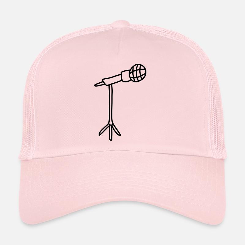 Microphone Casquette trucker 