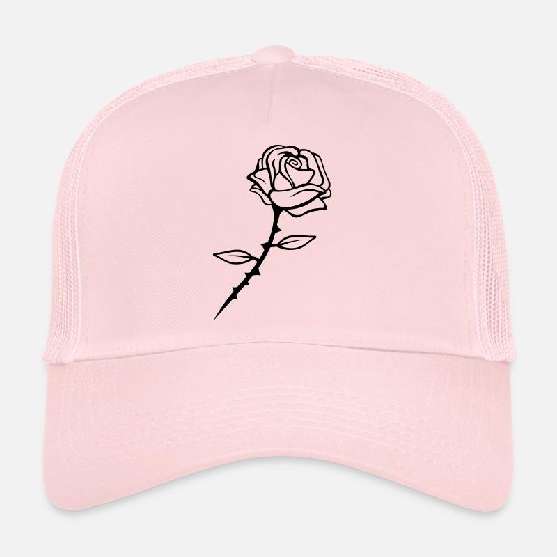 rose flower design Trucker Cap