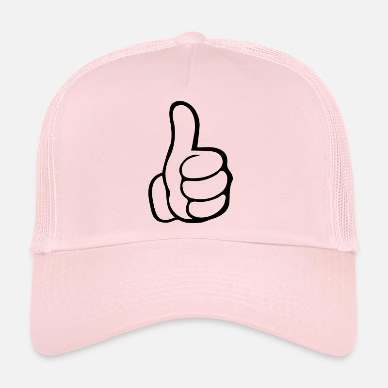 like hand Trucker Cap