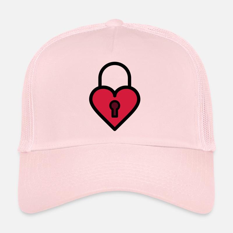 Padlock, love lock Trucker Cap