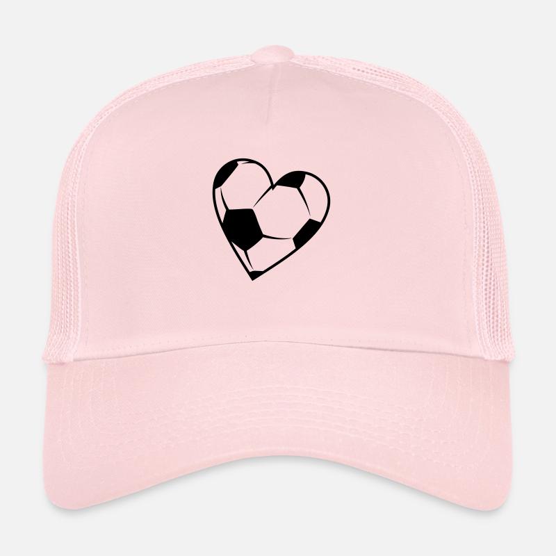 Fußball Herzform Trucker Cap