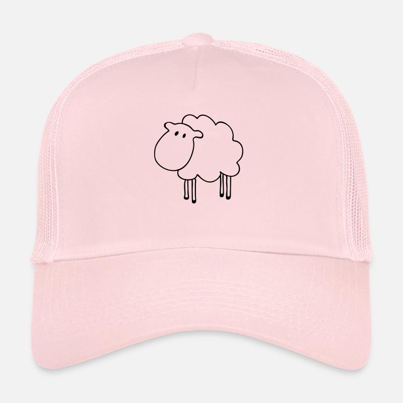 Schaf - Trucker Cap - Hellrosa