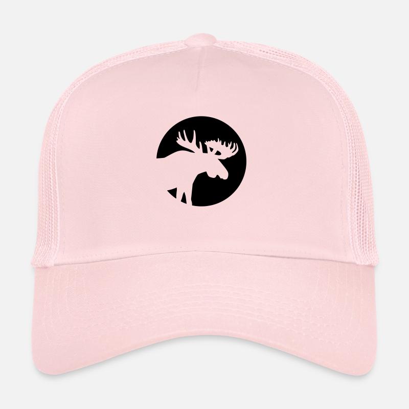 Elch - Trucker Cap - Hellrosa