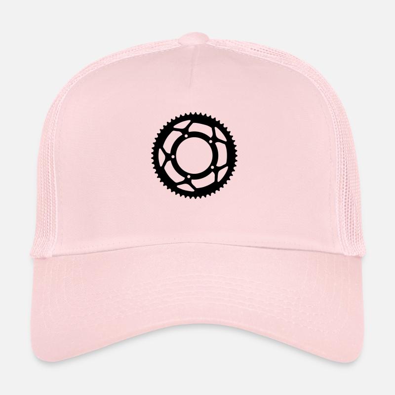 vélo - Casquette trucker  - rose pâle