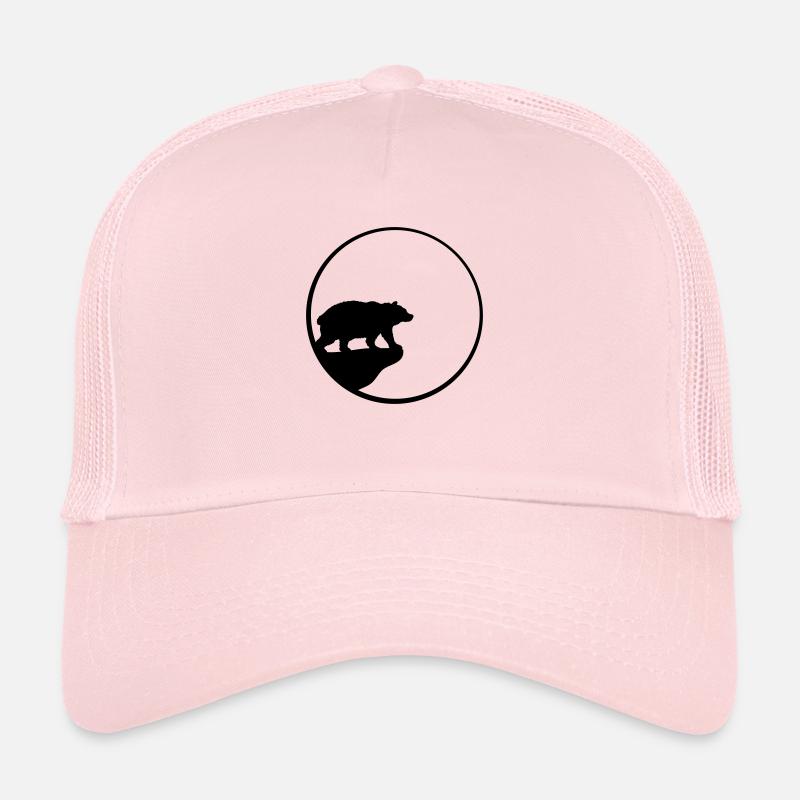 Mond Klippe Bär Trucker Cap