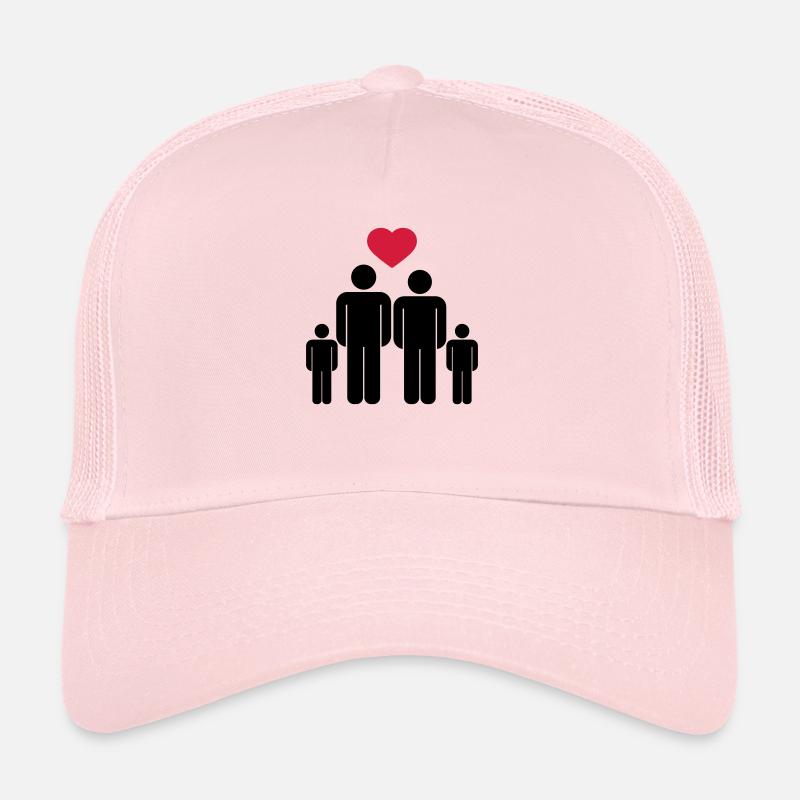 Kleine Familie Icon - Trucker Cap - Hellrosa