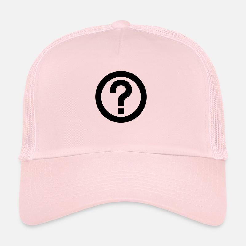 Question Mark,Question,Punctuation,Symbol Trucker Cap