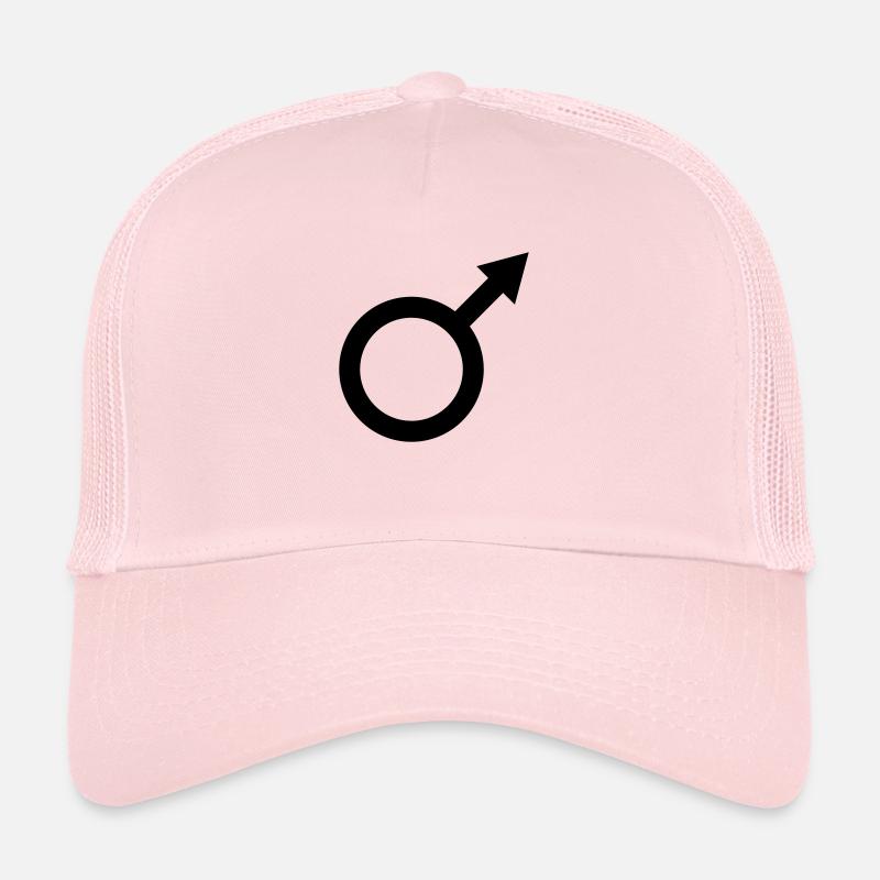 Mann - Trucker Cap - Hellrosa