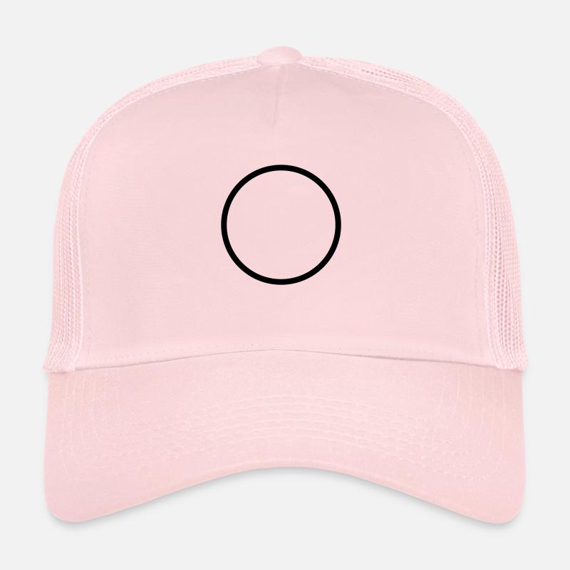 circle outline Trucker Cap