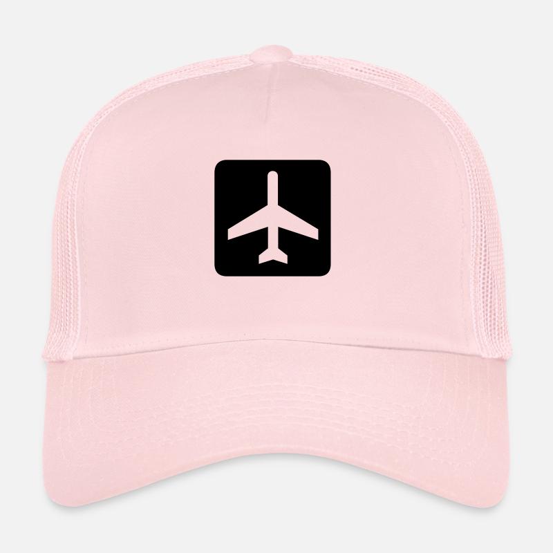 avion,aéroport,piste aéroport,Panneau de Casquette trucker 