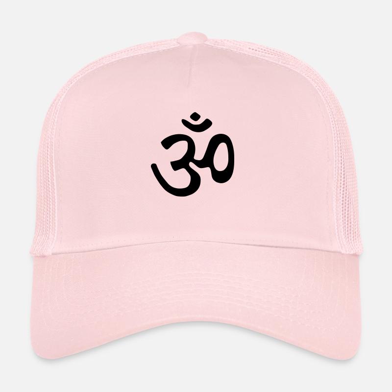 om - Trucker Cap - pale pink