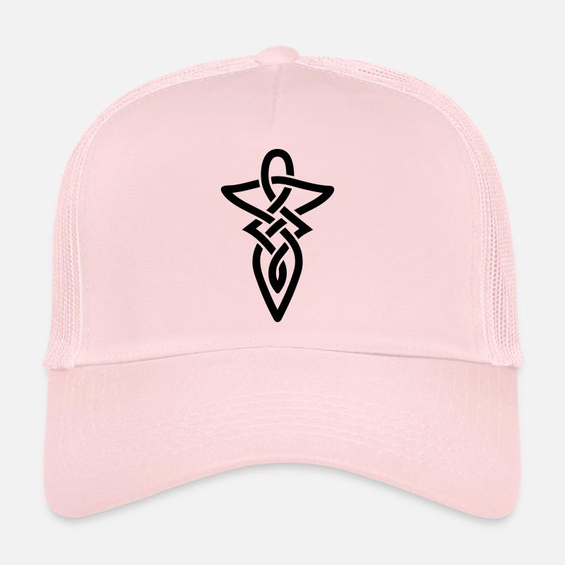 viking_knot_a_1c - Trucker Cap - pale pink