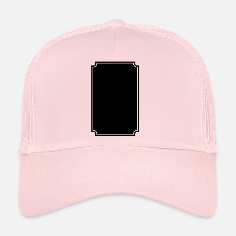 Ornement de frontière Casquette trucker 