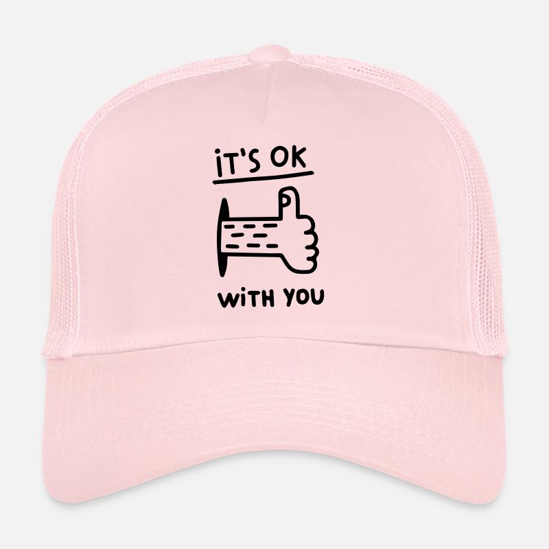 Ça va avec vous - s'accroupir Casquette trucker 