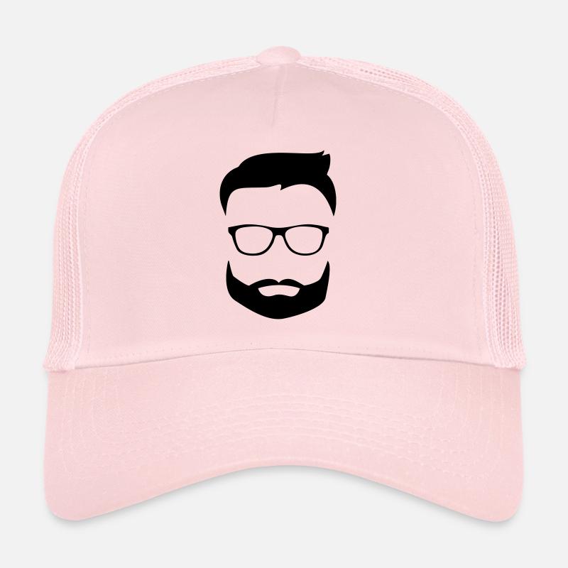 Beard glasses Casquette trucker 