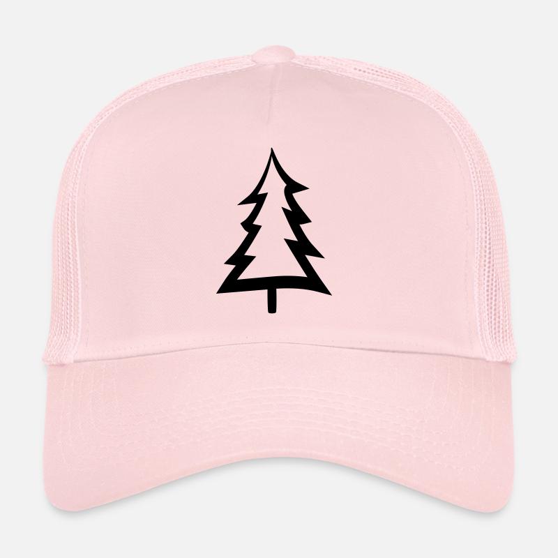 arbre de noël arbre de noël texte conception logo sapin s Casquette trucker 