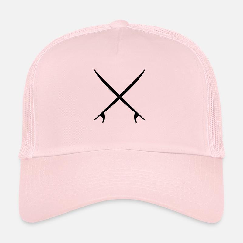 crossed boards Trucker Cap