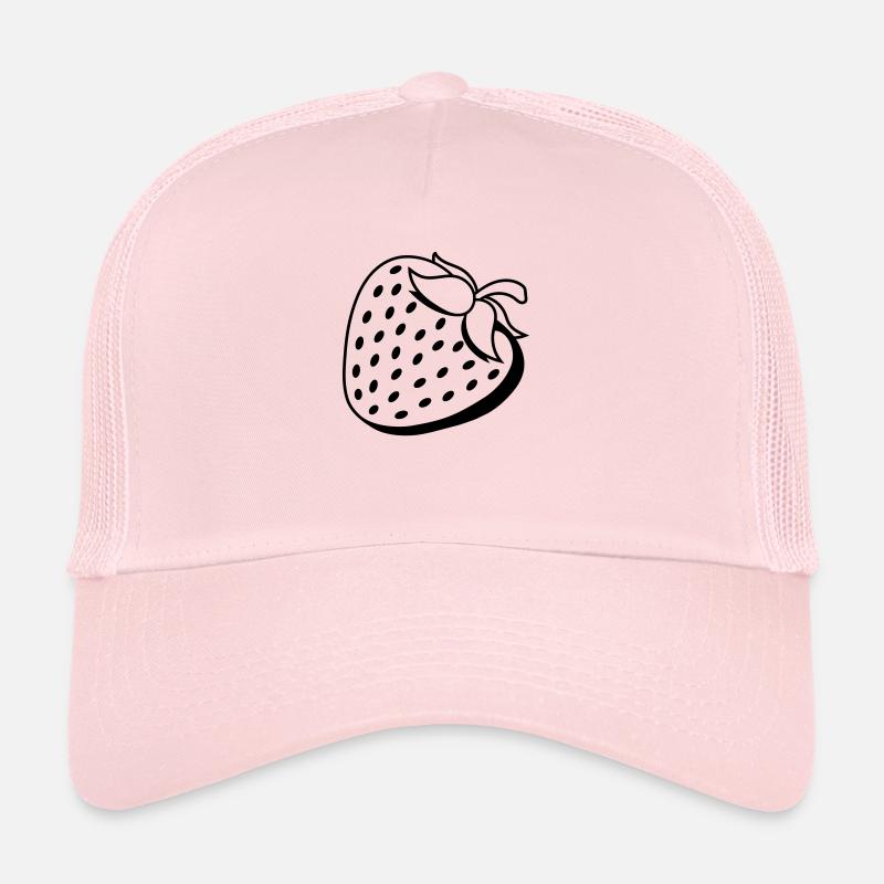 fruity strawberry delicious fruit berries hunger eat Trucker Cap