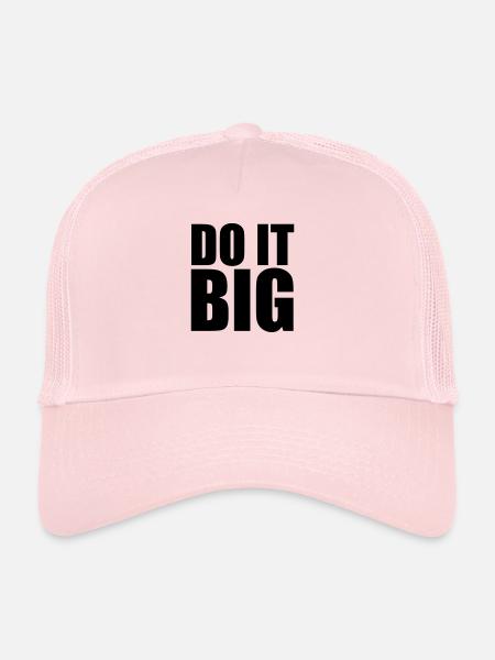 Do It Big - Trucker Cap - pale pink - Front