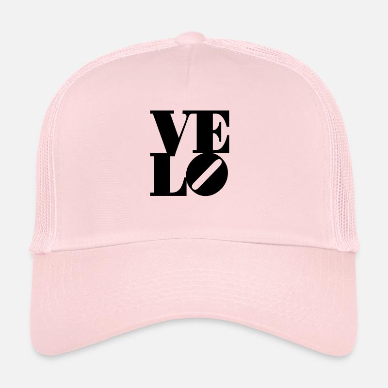 LOVE VELO 1farbig - Trucker Cap - Hellrosa