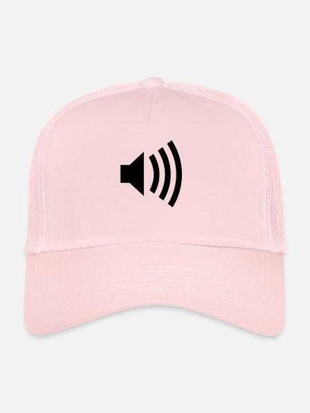 loud music - Trucker Cap - pale pink - Front