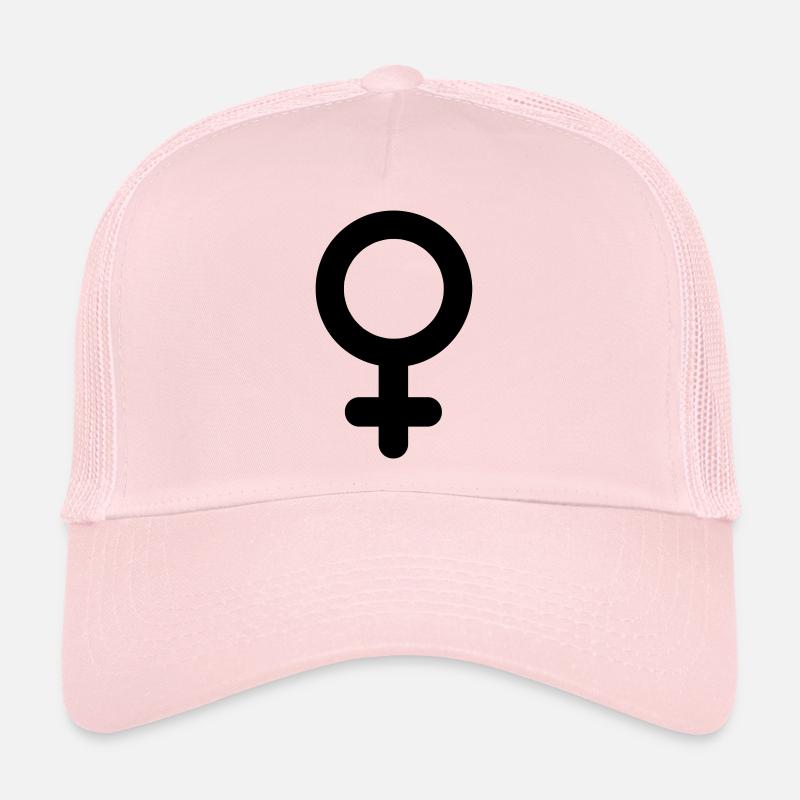 frauensymbol - Trucker Cap - Hellrosa