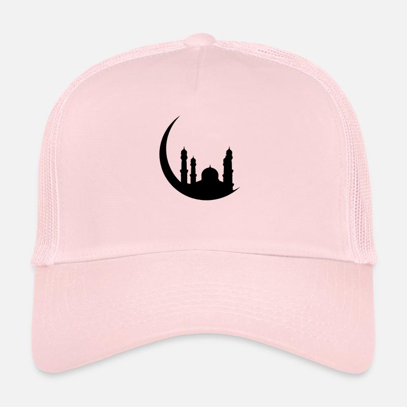Islam Moschee Halbmond Orient - Trucker Cap - Hellrosa