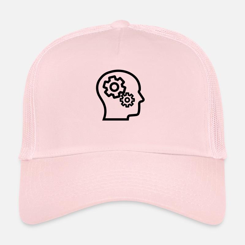 Gehirn, Denken, Grübeln, Nachdenken Trucker Cap