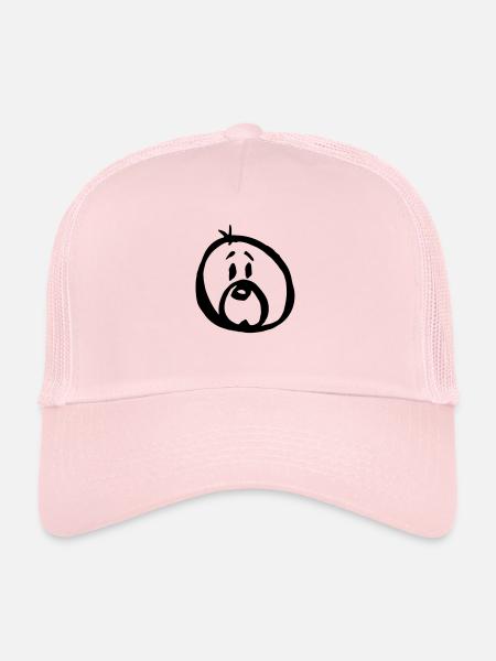 SEAL logo - Casquette trucker  - rose pâle - Devant