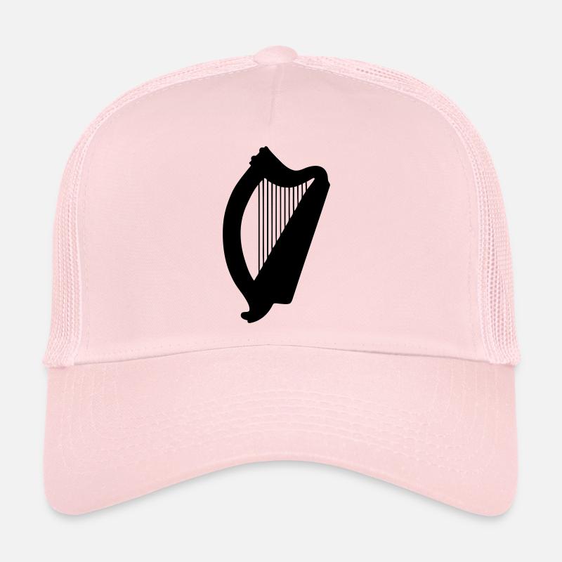 celtic harp symbol irish ireland Trucker Cap