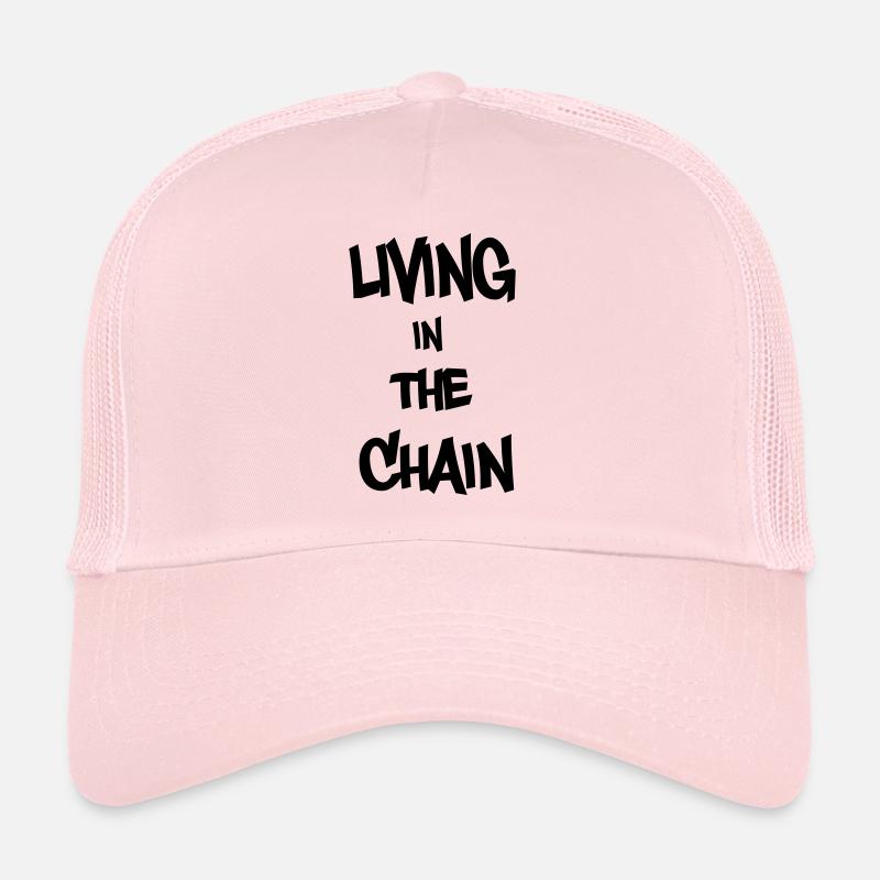 Living in the chain - Trucker Cap - pale pink