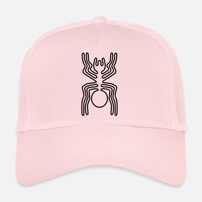 Spider Nazca - Trucker Cap - pale pink