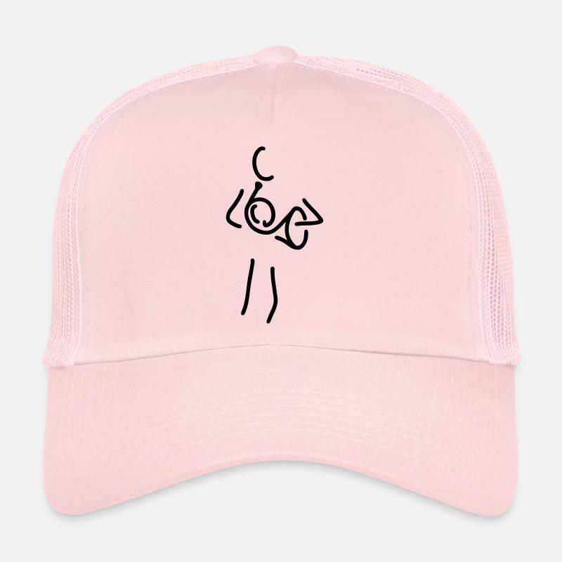 horn spielen - Trucker Cap - Hellrosa