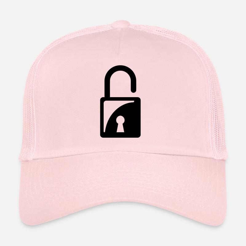 Lock padlock Trucker Cap
