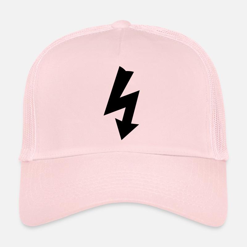 Symbole électricité Casquette trucker 