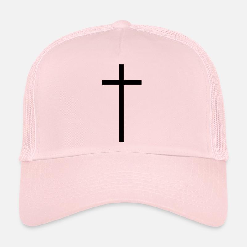 Kreuz - Trucker Cap - Hellrosa