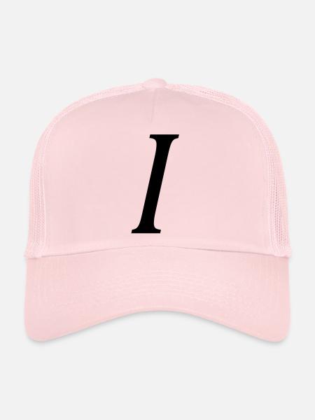 iota - Casquette trucker  - rose pâle - Devant