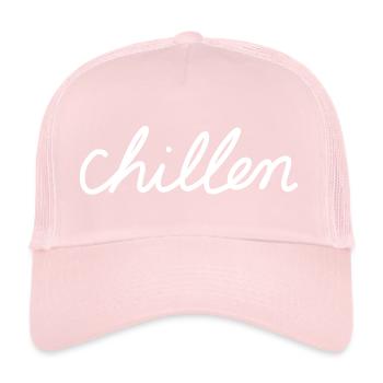 iYpsilon chillen - Trucker Cap - Hellrosa - Vorne