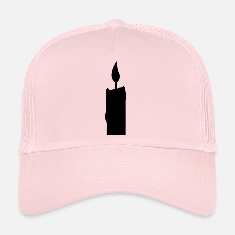 léger - Casquette trucker  - rose pâle