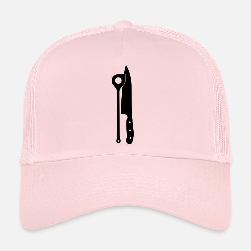 Cuillère en bois et le couteau Casquette trucker 