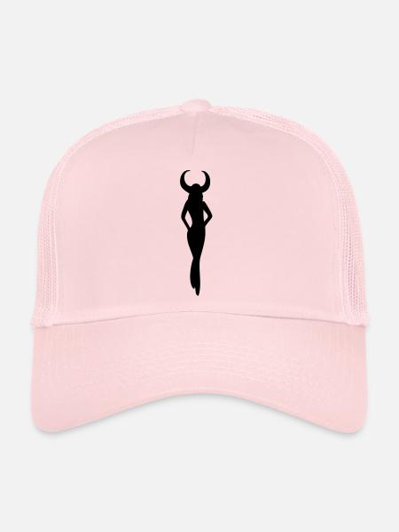 taurus star sign - Trucker Cap - pale pink - Front