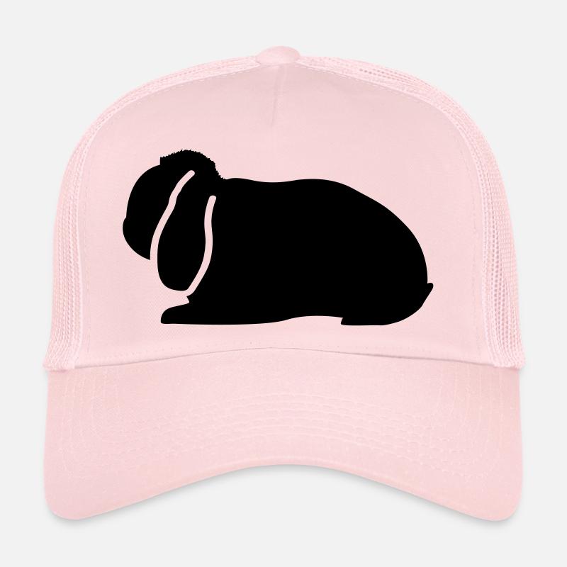 NHD emblème Dwarf Lop lapin bélier Casquette trucker 
