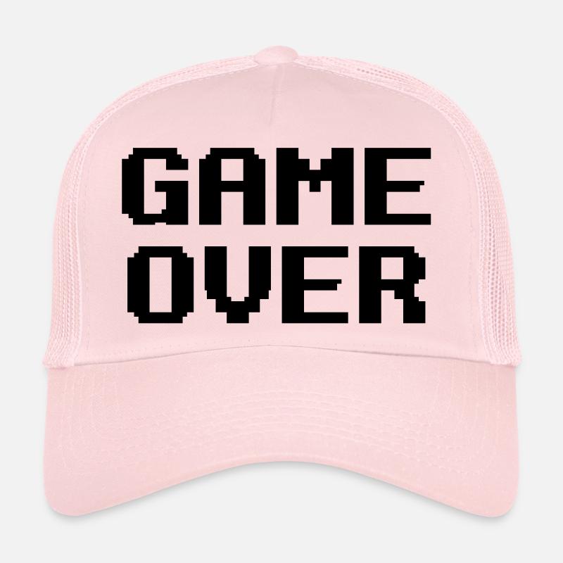 Game Over - Trucker Cap - pale pink