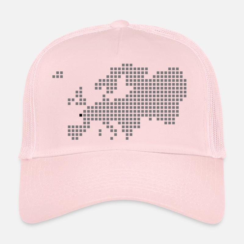 Brest Rennes Bretagne - Trucker Cap - pale pink