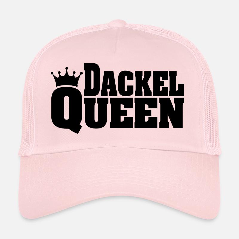 DACKEL QUEEN - Trucker Cap - Hellrosa