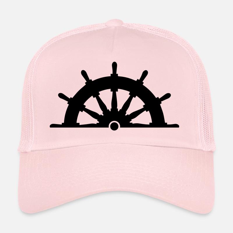 Directeur capitaine de navire de commande de roue Casquette trucker 