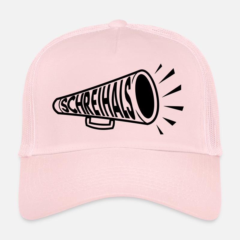 Schreihals Megaphone - Trucker Cap - Hellrosa