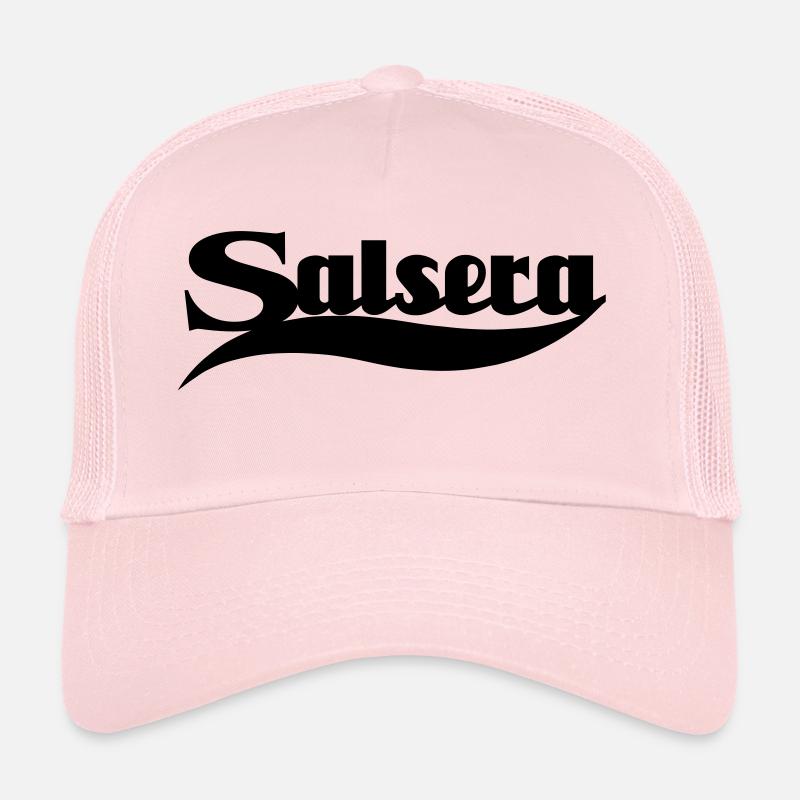 Salsera - Salsa Dance Shirt - Casquette trucker  - rose pâle